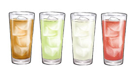 オリジナルコースタードリンク