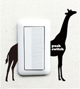 ウォールステッカースイッチデザイン例