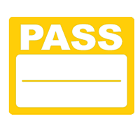 スタッフパスシール