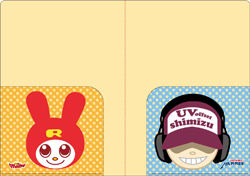 名刺ポケット付クリアファイル